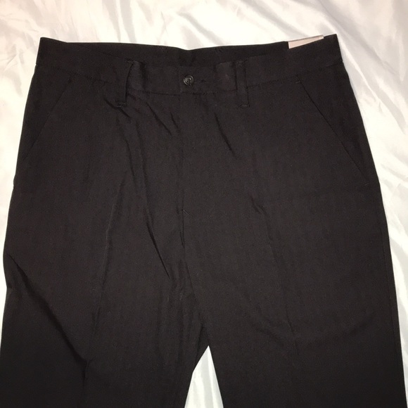 Ashworth Flat Front Golf Pants, Black, 34/32, NWT! - Picture 2 of 15